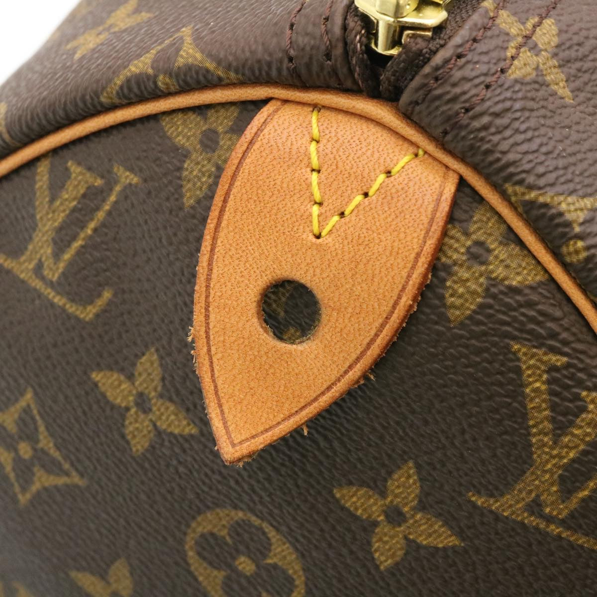 Louis Vuitton Brown Canvas Speedy 40 handbag bag