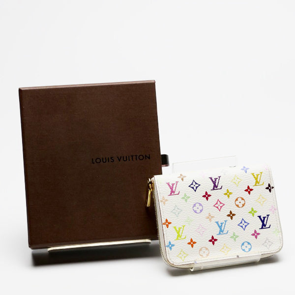 LOUIS VUITTON Coin case M93741 Monogram multicolor multicolor Zip around purse Wallet Women Used