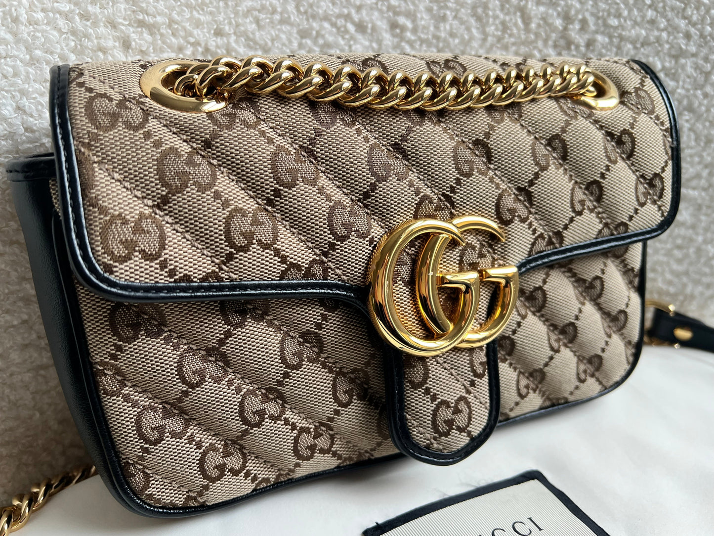 Gucci GG Beige Marmont Mini Shoulder Bag (RRP £1,470)