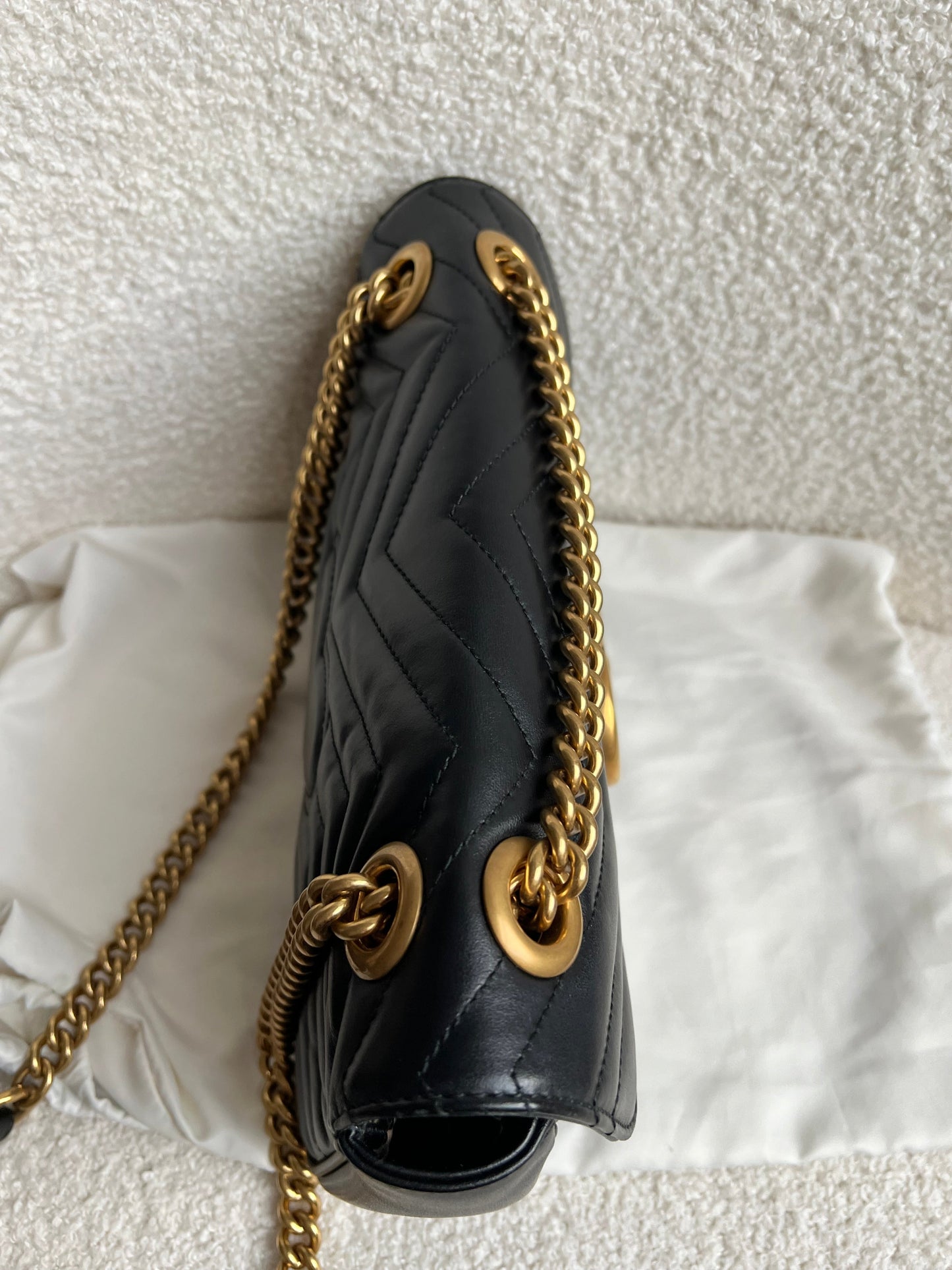 Gucci GG Black Marmont Small Shoulder Bag (RRP £2070)