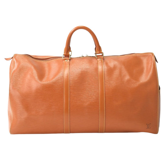 LOUIS VUITTON Boston Duffel bag M42953 Epi Leather Kenya Brown Epi Keepall 55