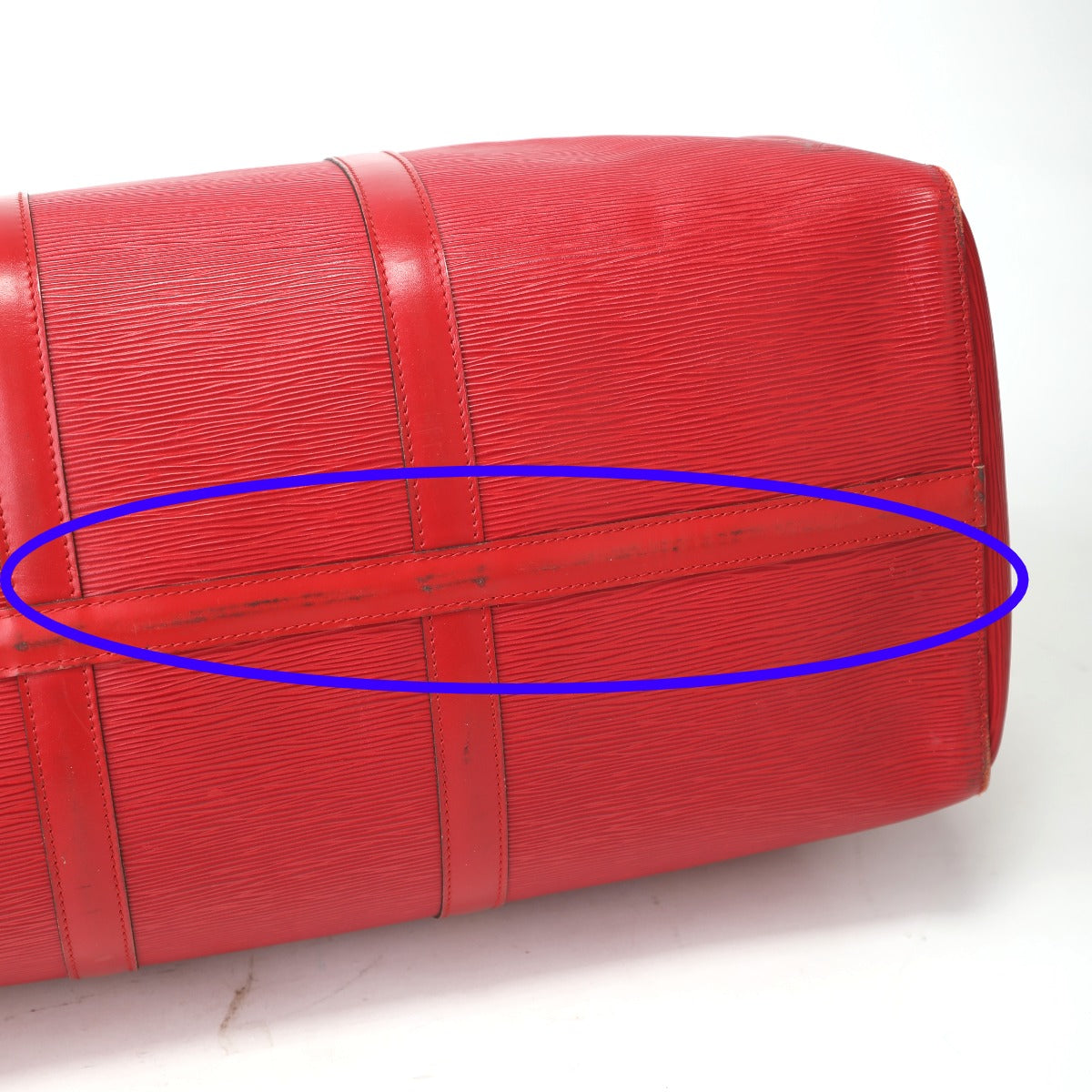 LOUIS VUITTON Boston Duffel bag M42967 Epi Leather Castilian red Epi Keepall 50