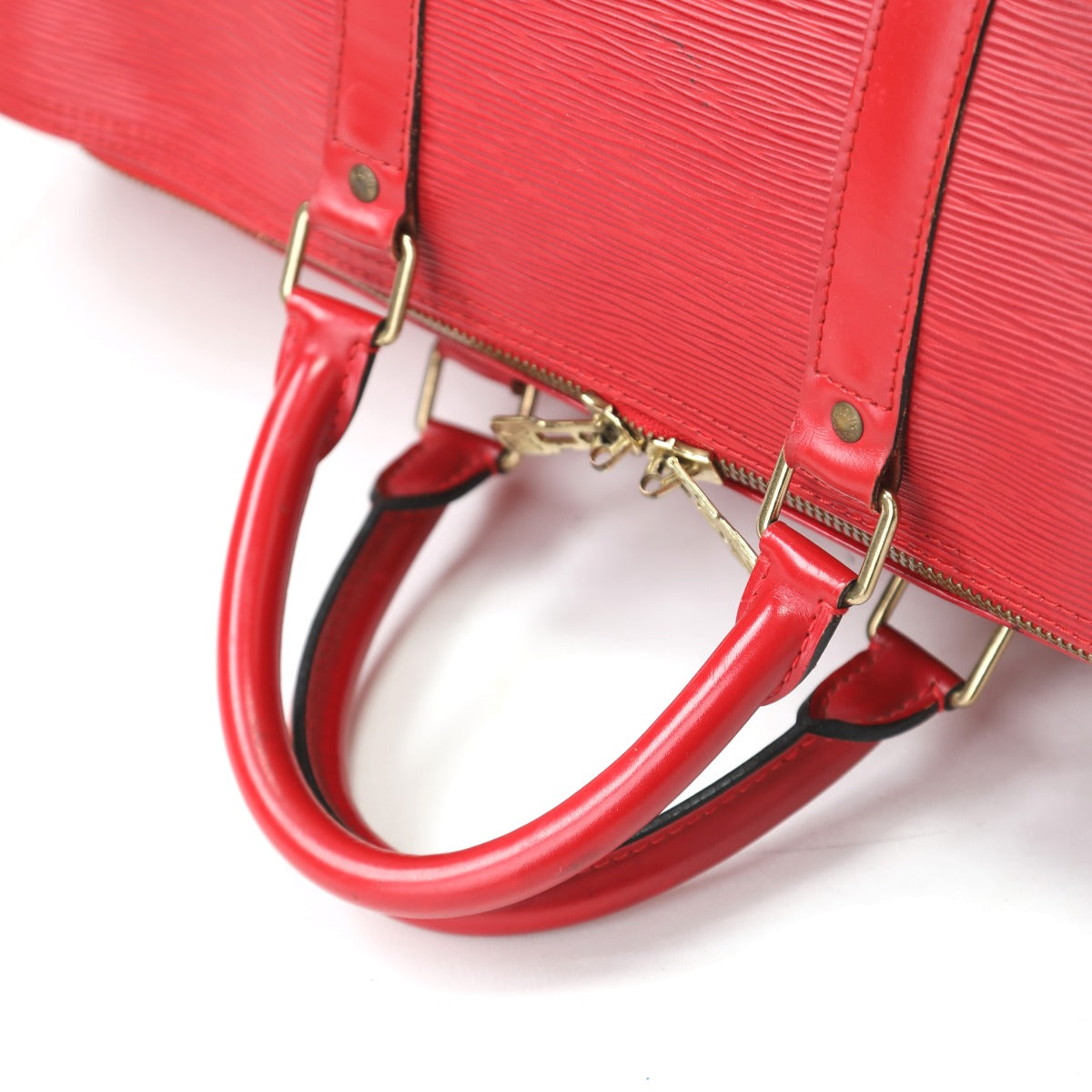 LOUIS VUITTON Boston Duffel bag M42967 Epi Leather Castilian red Epi Keepall 50