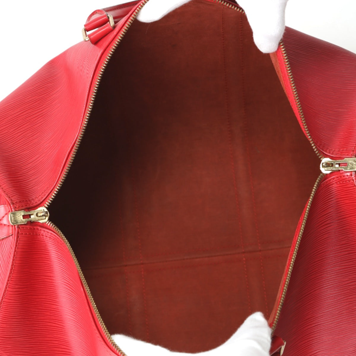 LOUIS VUITTON Boston Duffel bag M42967 Epi Leather Castilian red Epi Keepall 50