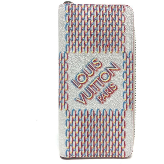 Louis Vuitton  Leather Long Wallet (Bi-Fold)