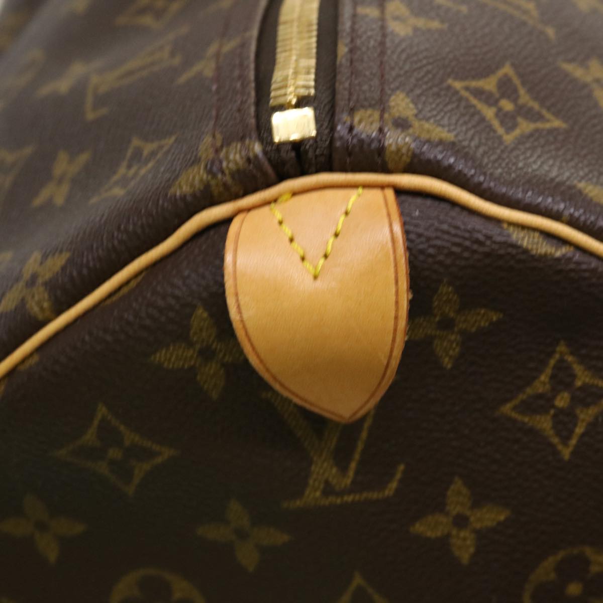 Louis Vuitton Brown Canvas Keepall 60 travel bag