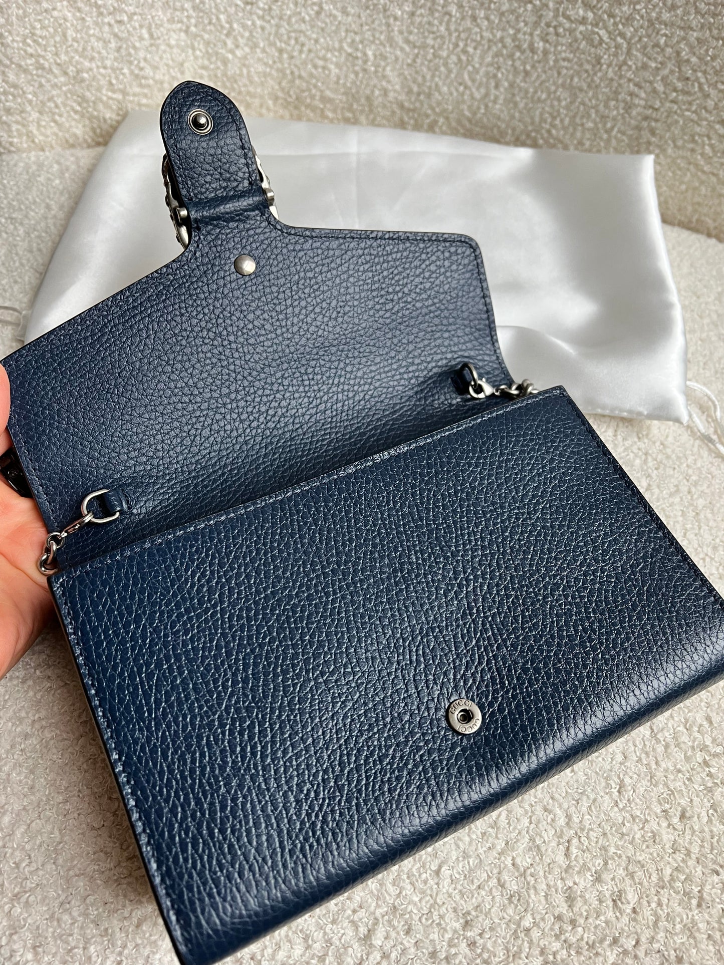 Gucci Dionysus Navy Mini Chain Bag (RRP £1340)