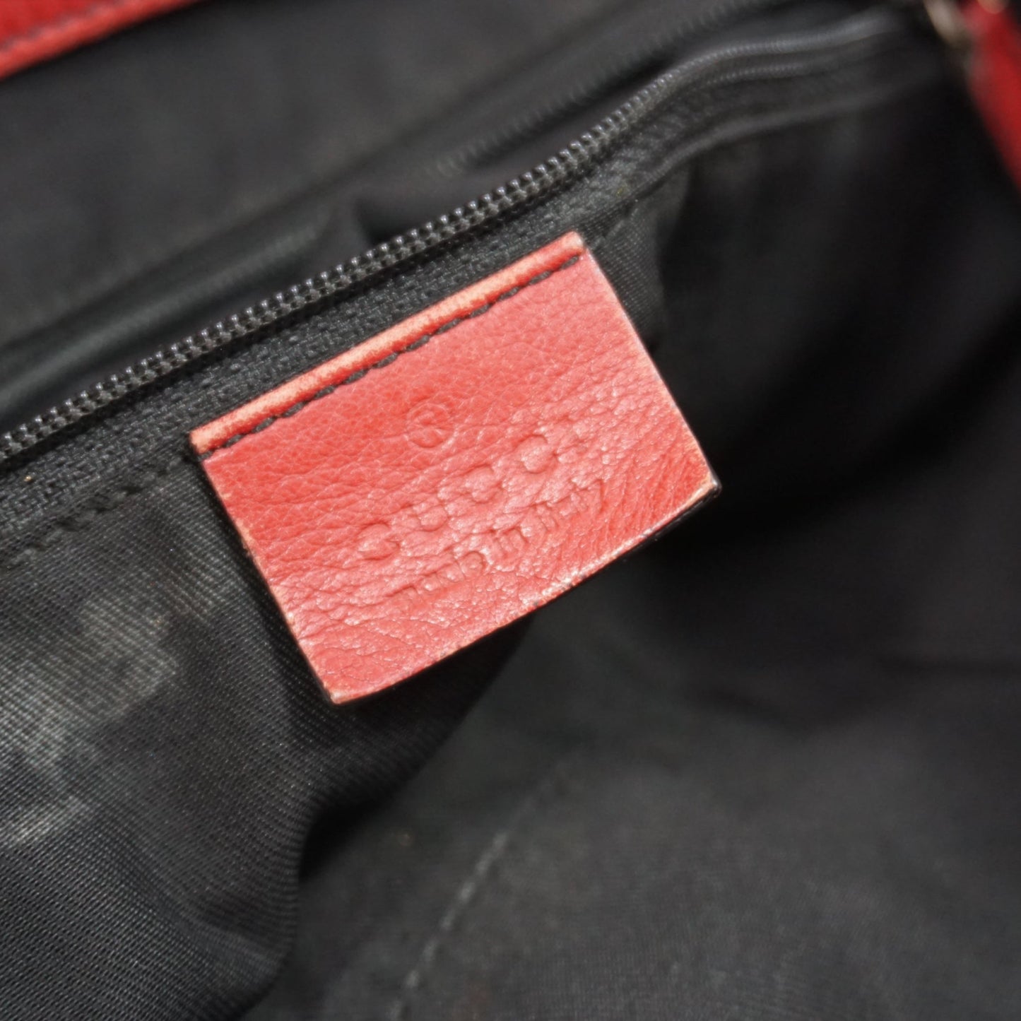 Gucci Sort og Rød Skuldertaske