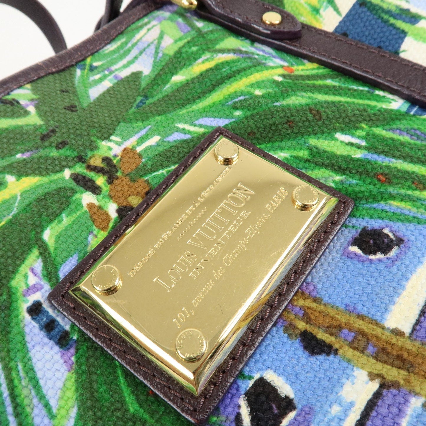 Louis Vuitton Ailleurs Cabas Promenade PM Tote Bag Green M93771