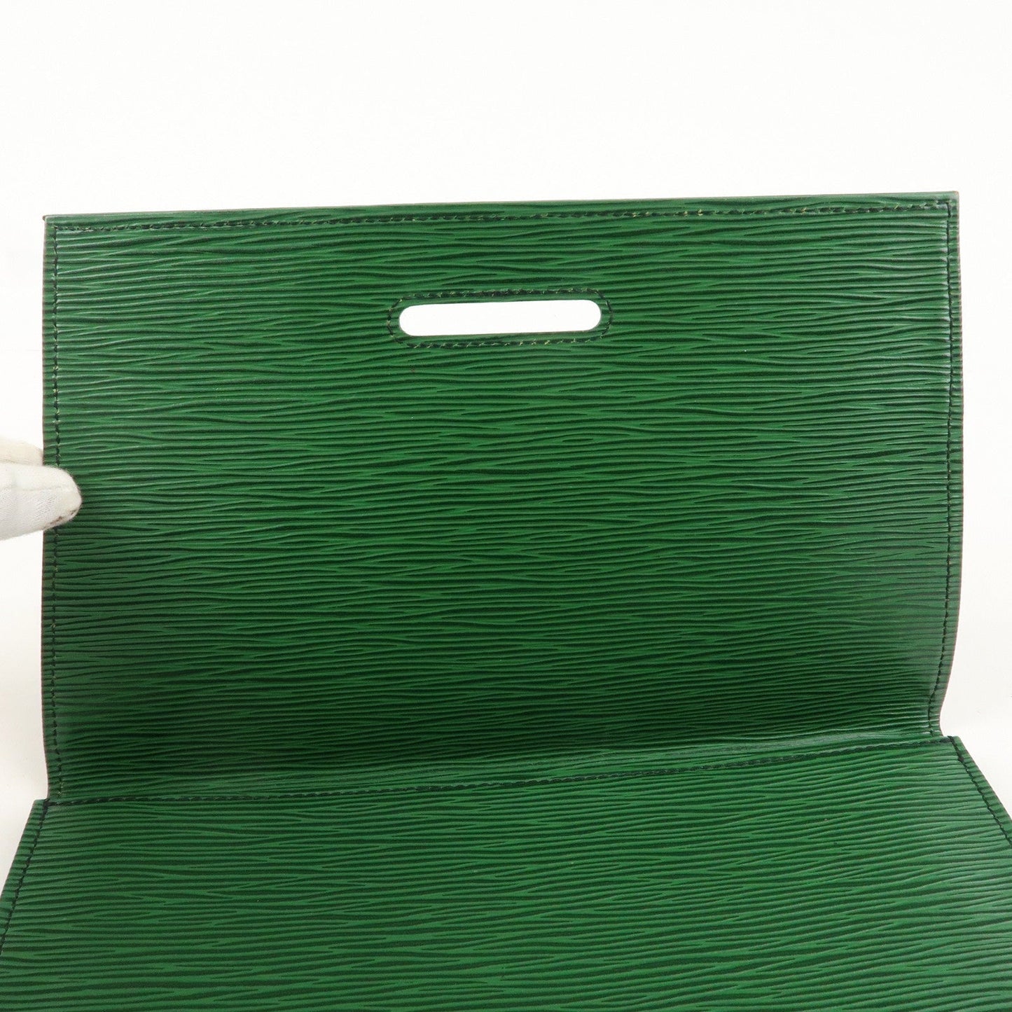 Louis Vuitton Epi Iena 28 Clutch Bag Borneo Green M52724