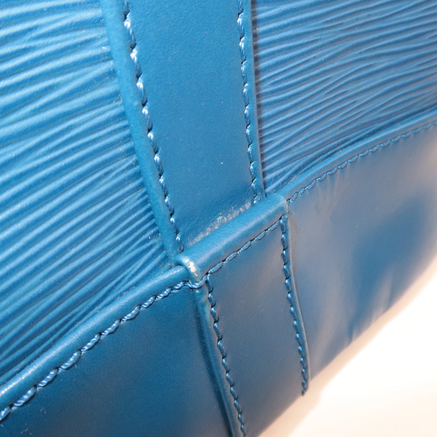 Louis Vuitton Epi Randonnee PM Laundry Bag Toledo Blue M52355