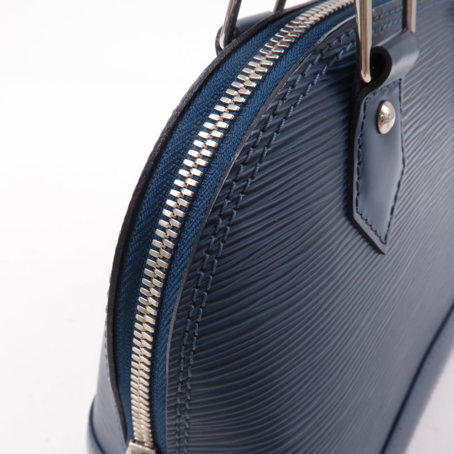 Louis Vuitton Epi Alma BB 2Way Bag Andigo Blue M40855