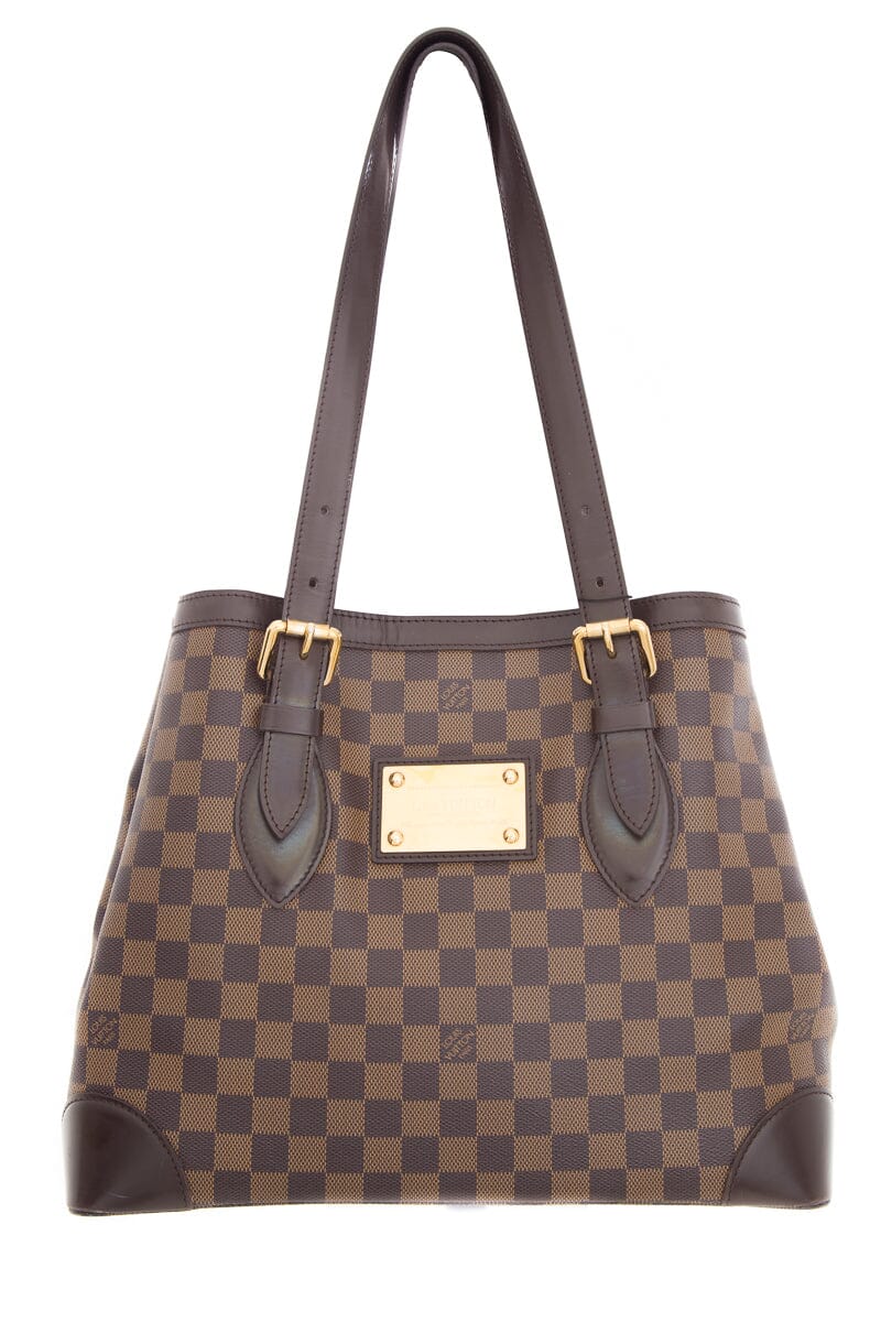 Louis Vuitton 2008 Brown Damier Ebene Hamstead HandBag
