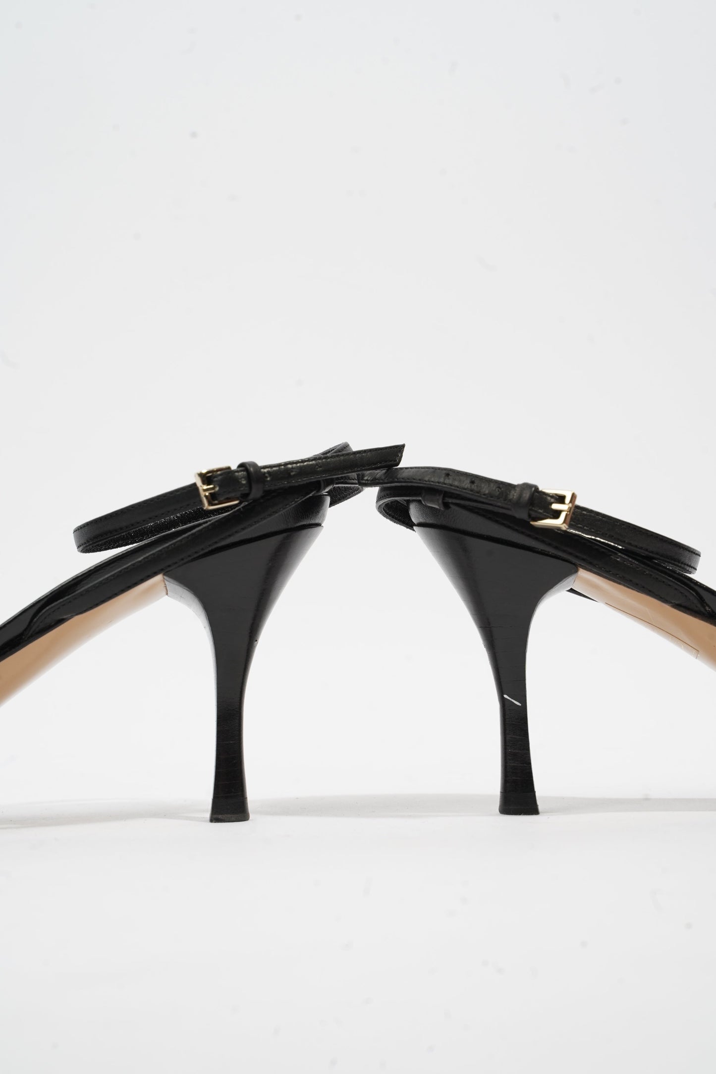Gucci Strap Sandal Black Leather EU 37 UK 4