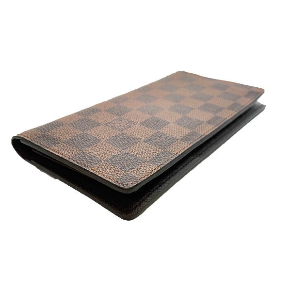 LOUIS VUITTON Bill Compartment N62228 Damier canvas Brown Portefeuille Ron Damier mens Used