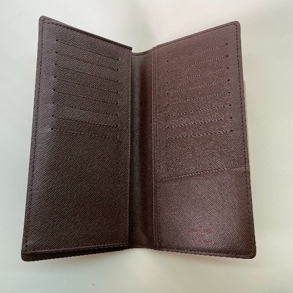 LOUIS VUITTON Bill Compartment N62228 Damier canvas Brown Portefeuille Ron Damier mens Used