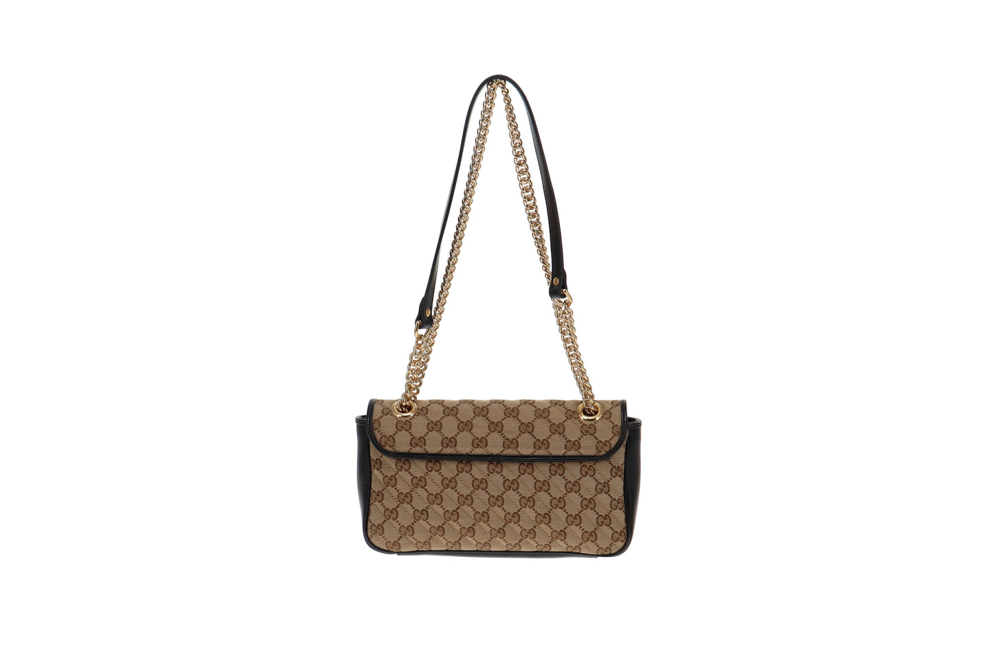 Gucci GG Small Marmont Canvas & Leather