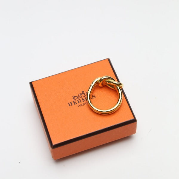 HERMES Scarf ring Other gold Ring No. 20 Accessories With Box Women Used