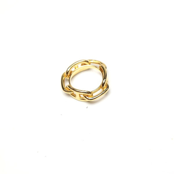 HERMES Scarf ring metallic gold 21.5 Chene Dunkle Scarf Scarf ring Women Used