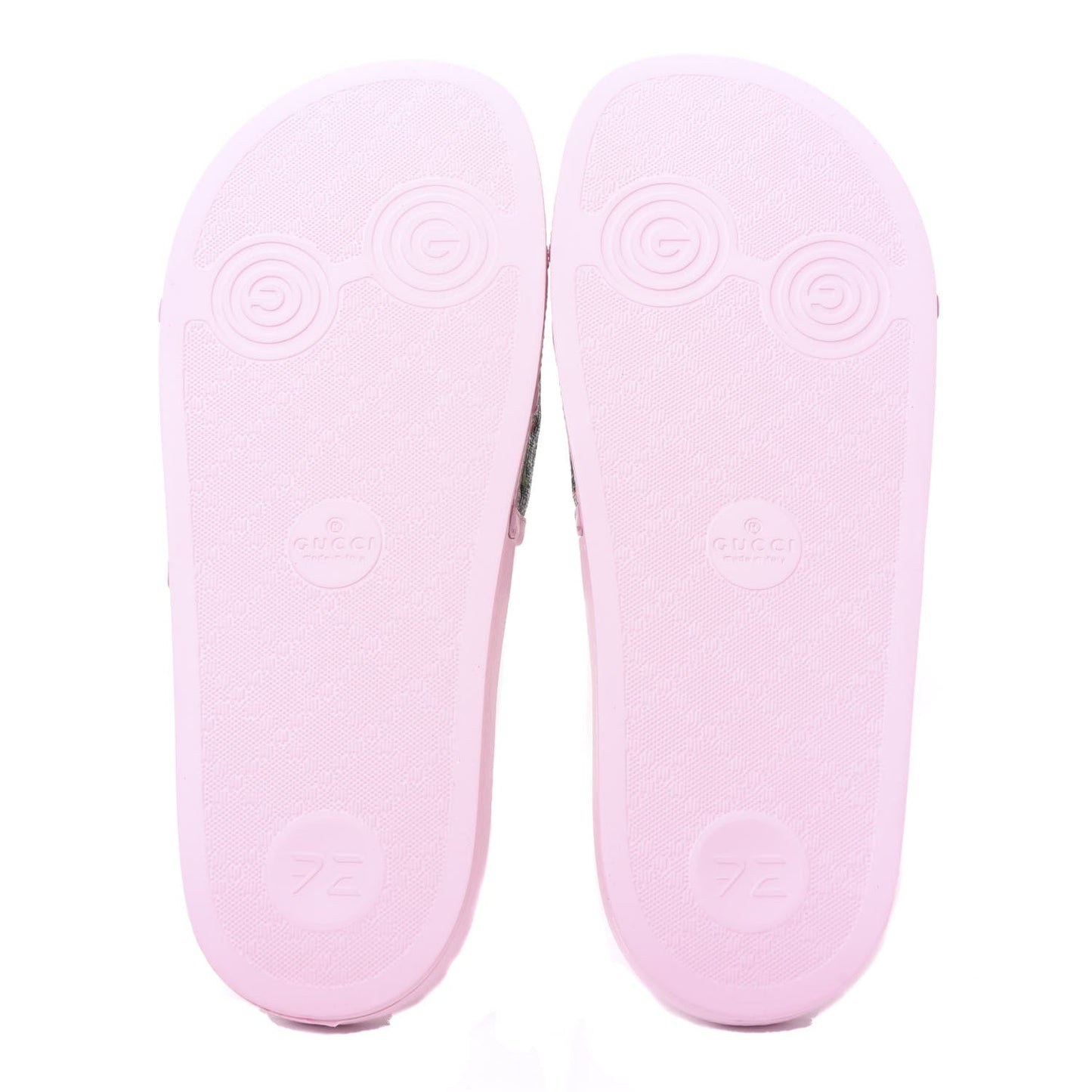 Gucci GG Psychedelic Slide Sandals in Pink