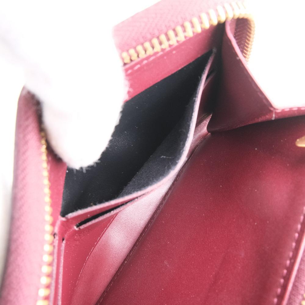 Louis Vuitton Bordeaux Patent leather Portefeuille zippy wallet accessories