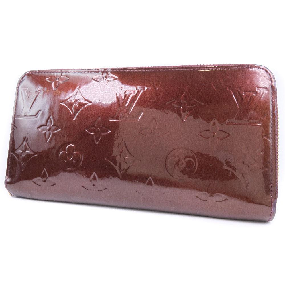 Louis Vuitton Bordeaux Patent leather Portefeuille zippy wallet accessories