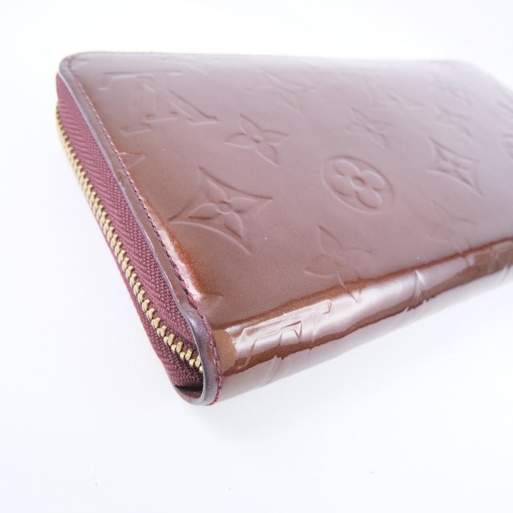 Louis Vuitton Bordeaux Patent leather Portefeuille zippy wallet accessories