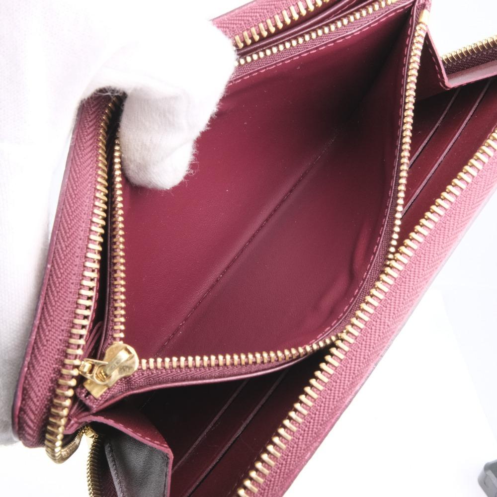 Louis Vuitton Bordeaux Patent leather Portefeuille zippy wallet accessories
