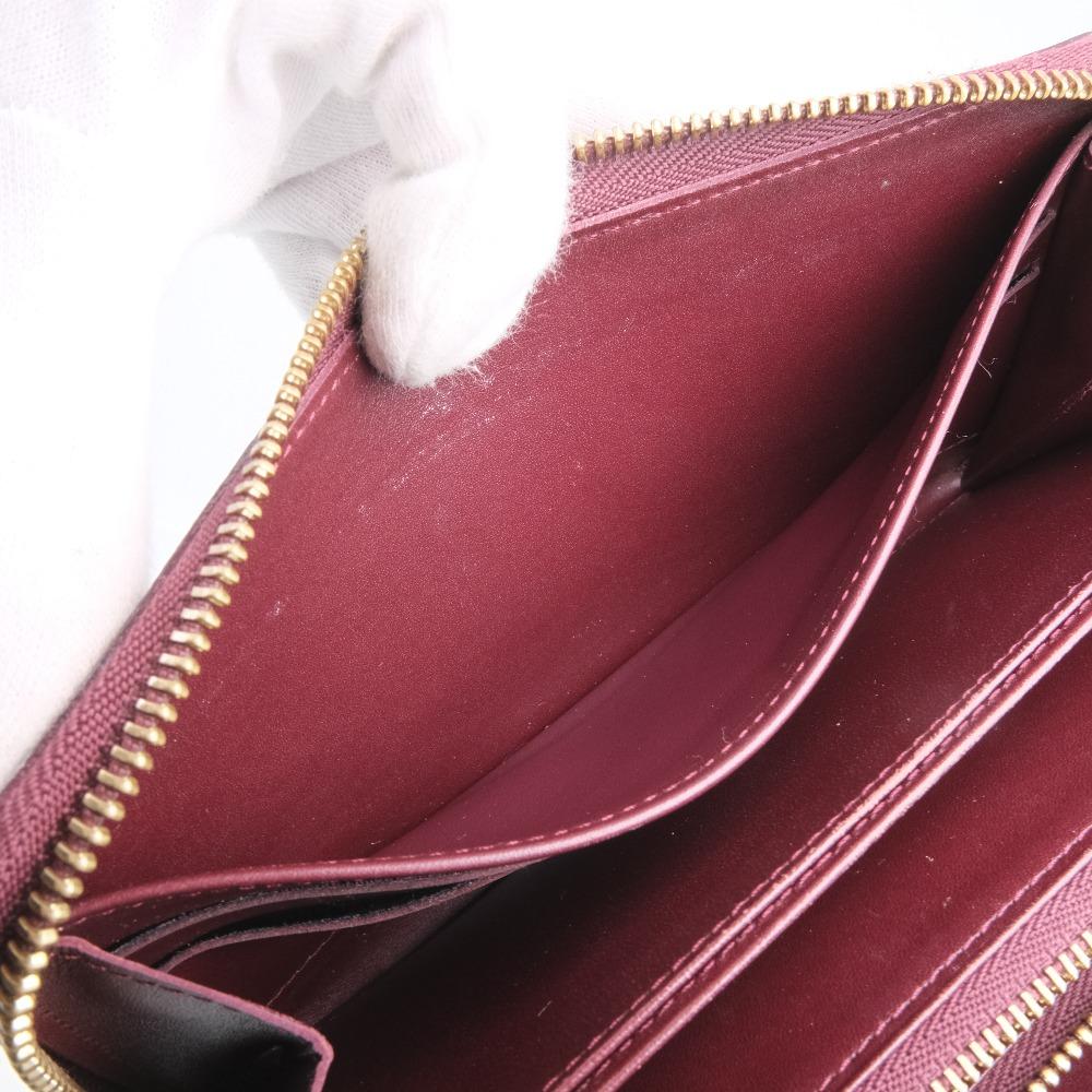 Louis Vuitton Bordeaux Patent leather Portefeuille zippy wallet accessories