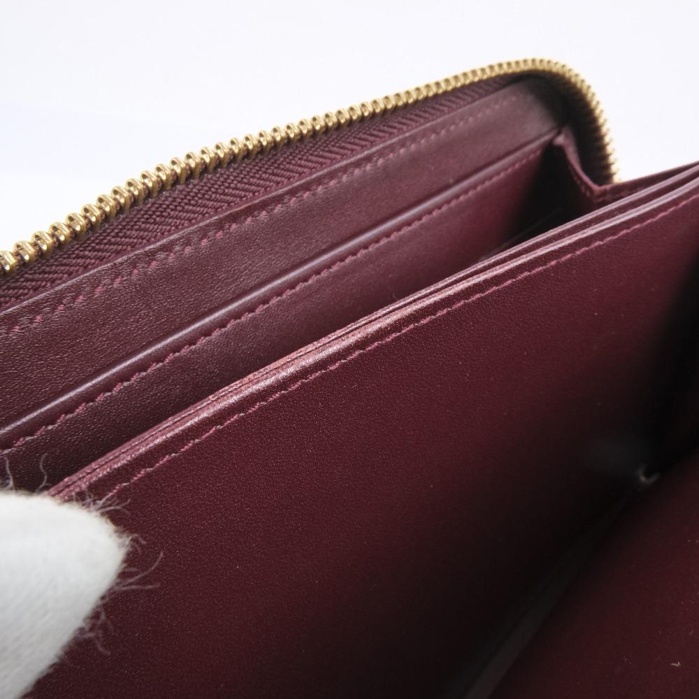 Louis Vuitton Bordeaux Patent leather Portefeuille zippy wallet accessories
