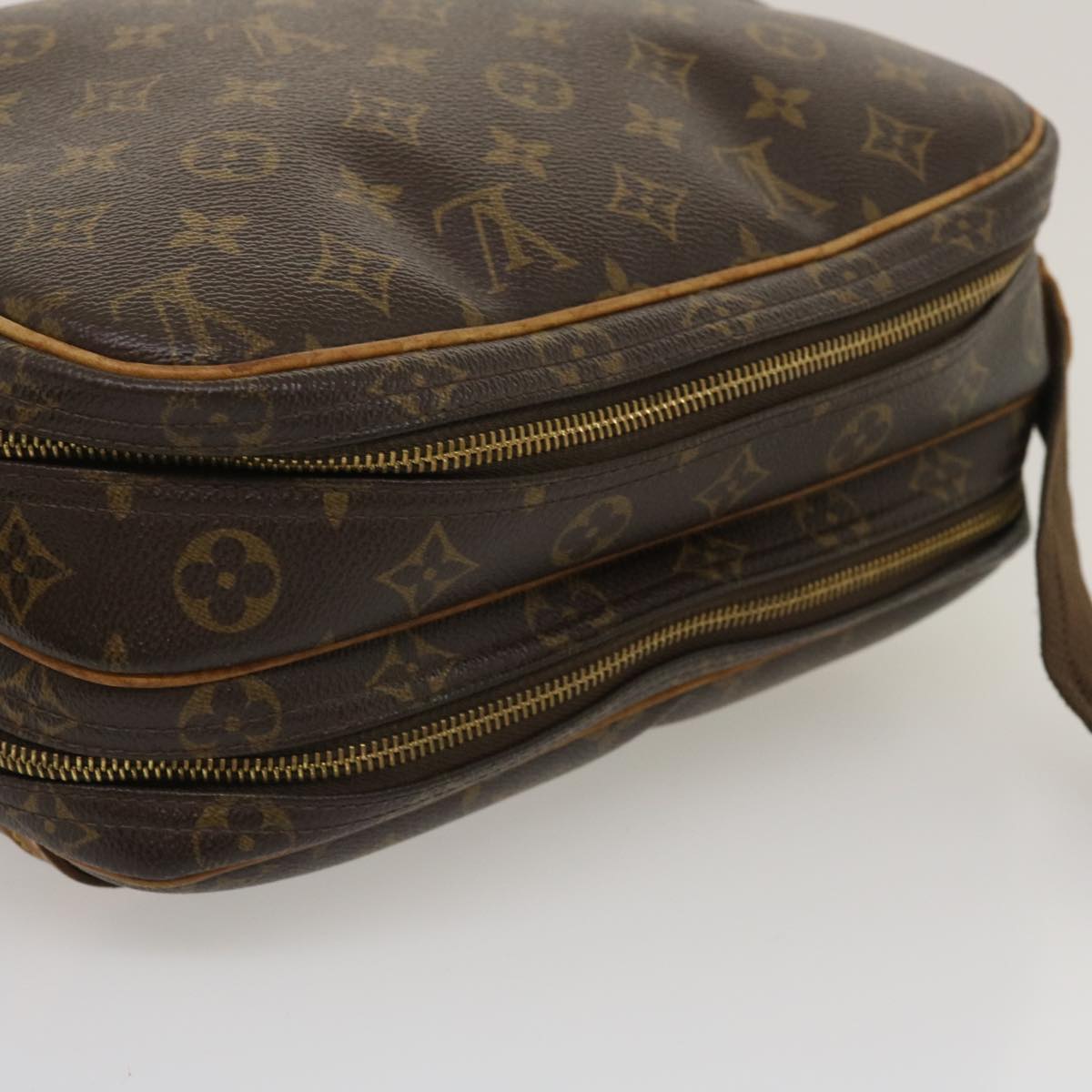 Louis Vuitton Brown Canvas Reporter shoulder bag