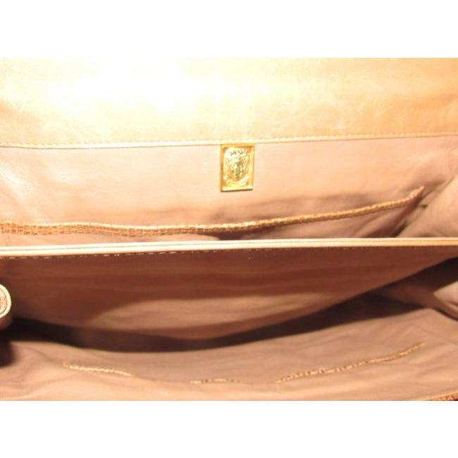 Gucci Vintage Pursesdesigner Purses Brown Python Skin And Camel Smooth Leather Shoulder Bag