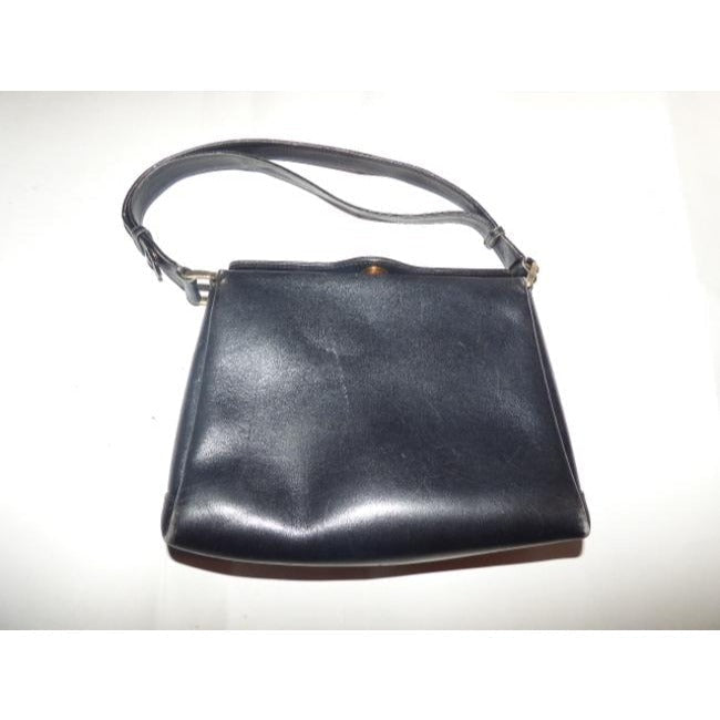Gucci Shoulder Bag Vintage Pursesdesigner Purses Blue Leather Satchel