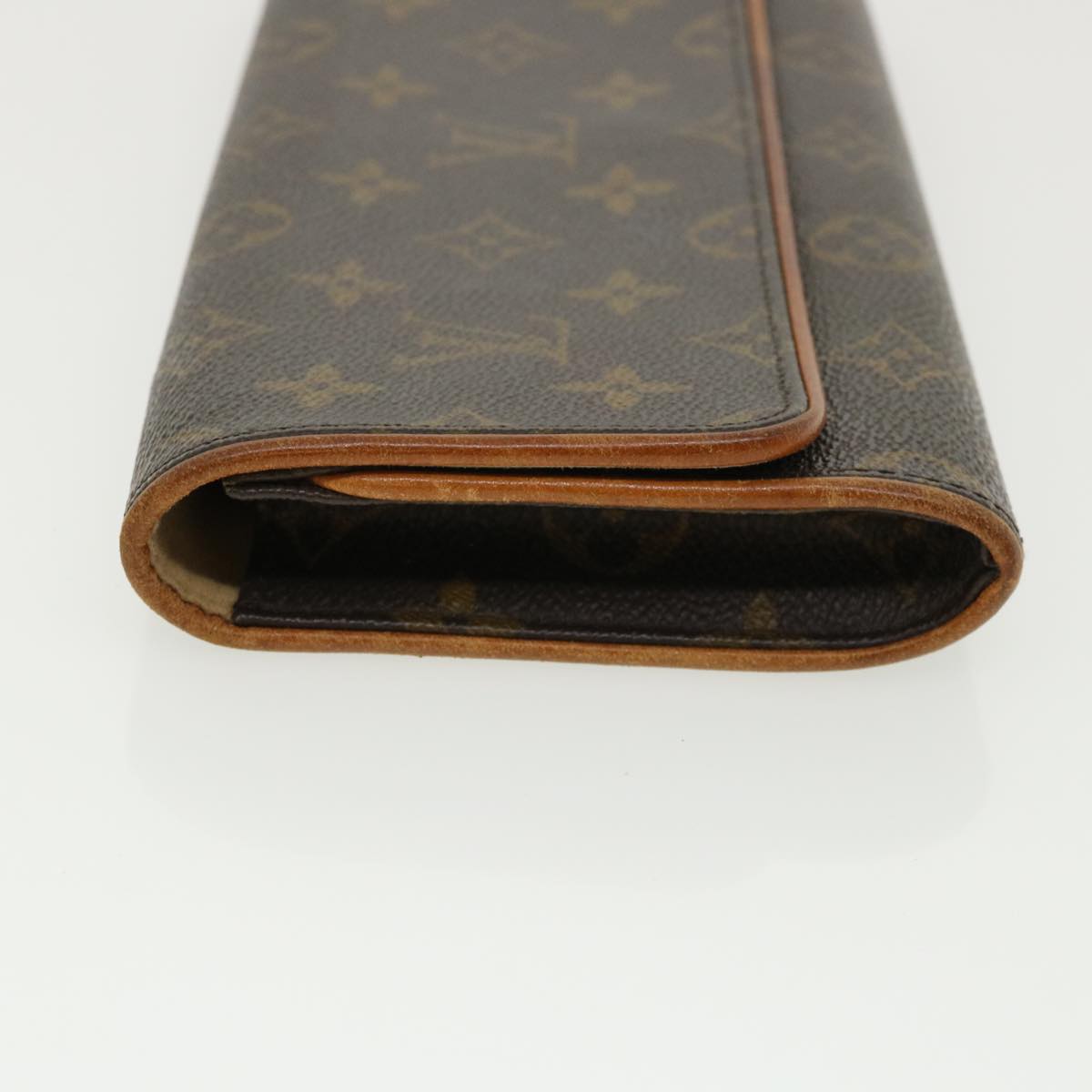 Louis Vuitton Brown Canvas Pochette Twin shoulder bag