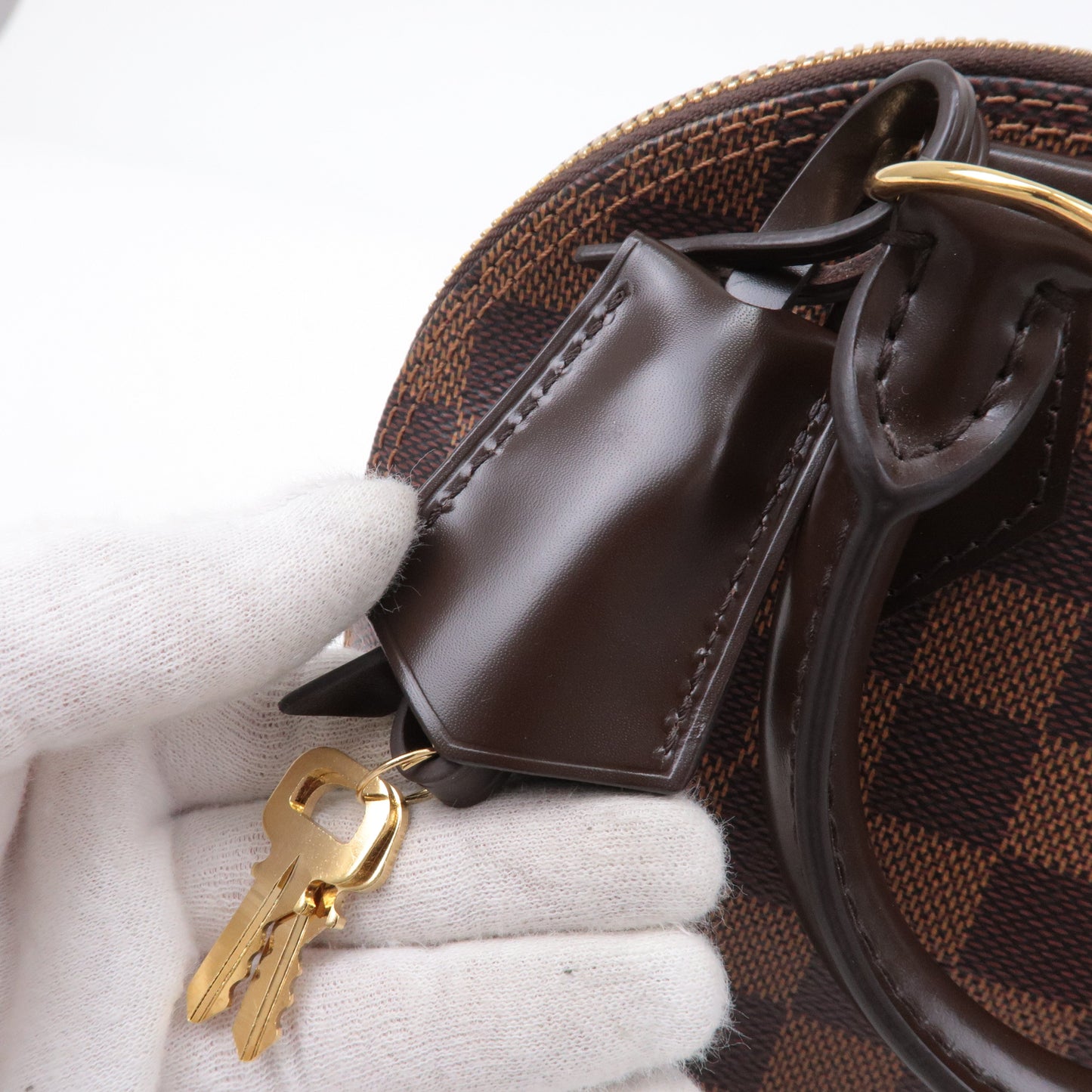 Louis Vuitton Damier Alma BB 2Way Shoulder Bag Hand Bag N41221