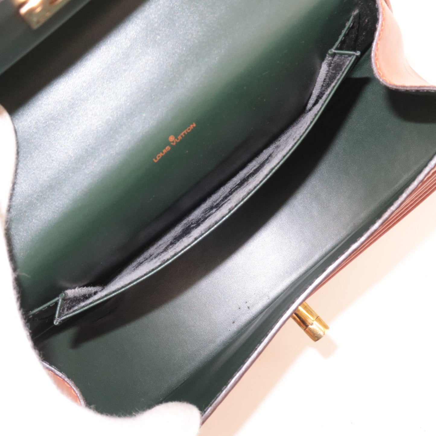 Louis Vuitton Epi Tilsit Shoulder Hand Bag Kenya Brown M52483