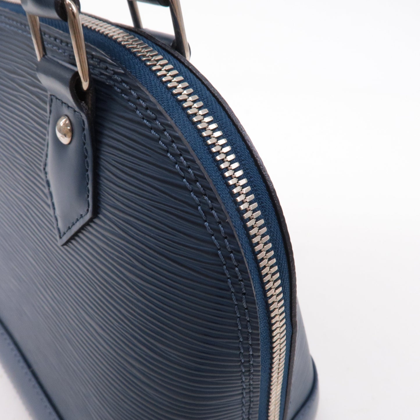 Louis Vuitton Epi Alma BB 2Way Bag Andigo Blue M40855