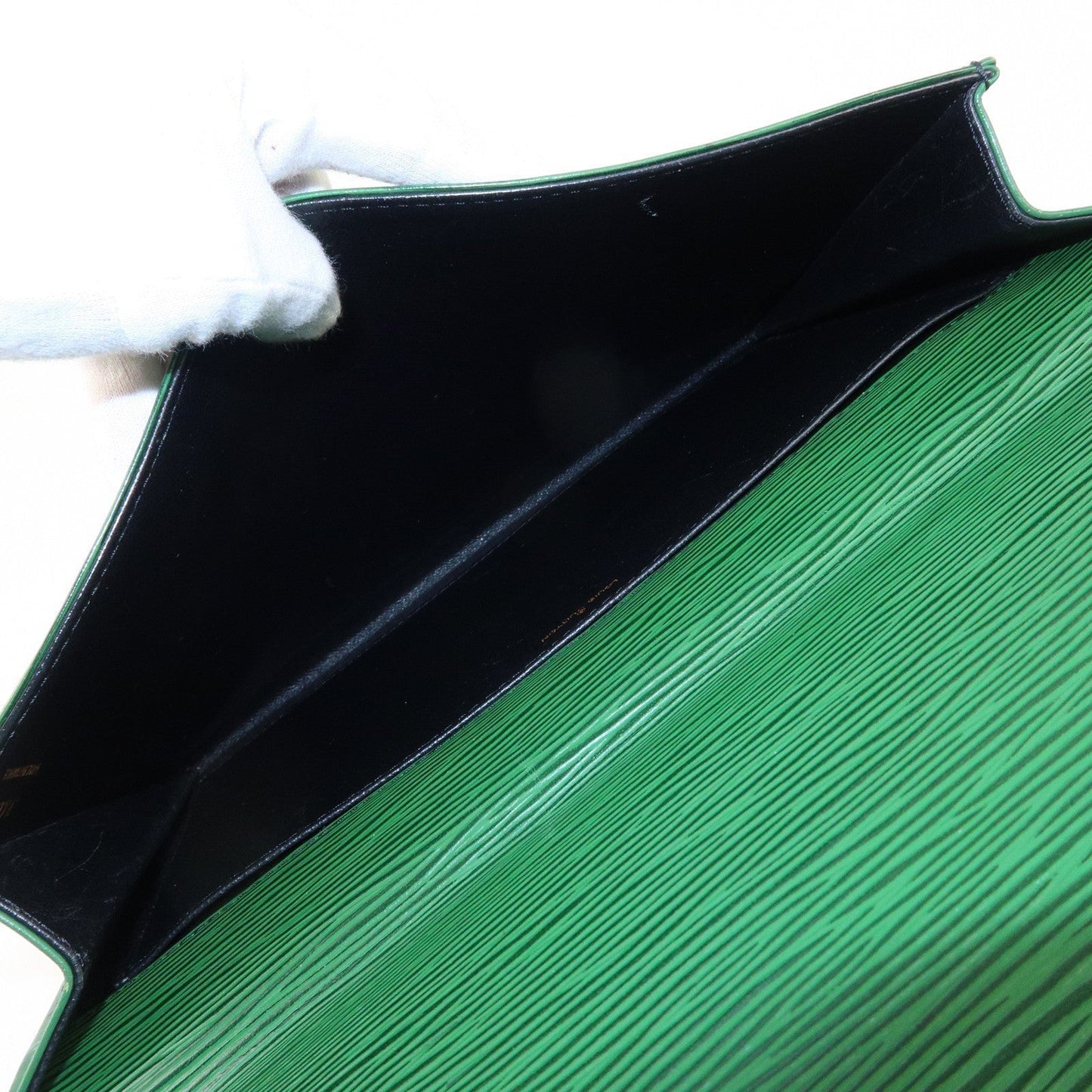 Louis Vuitton Epi Iena 28 Clutch Bag Borneo Green M52724