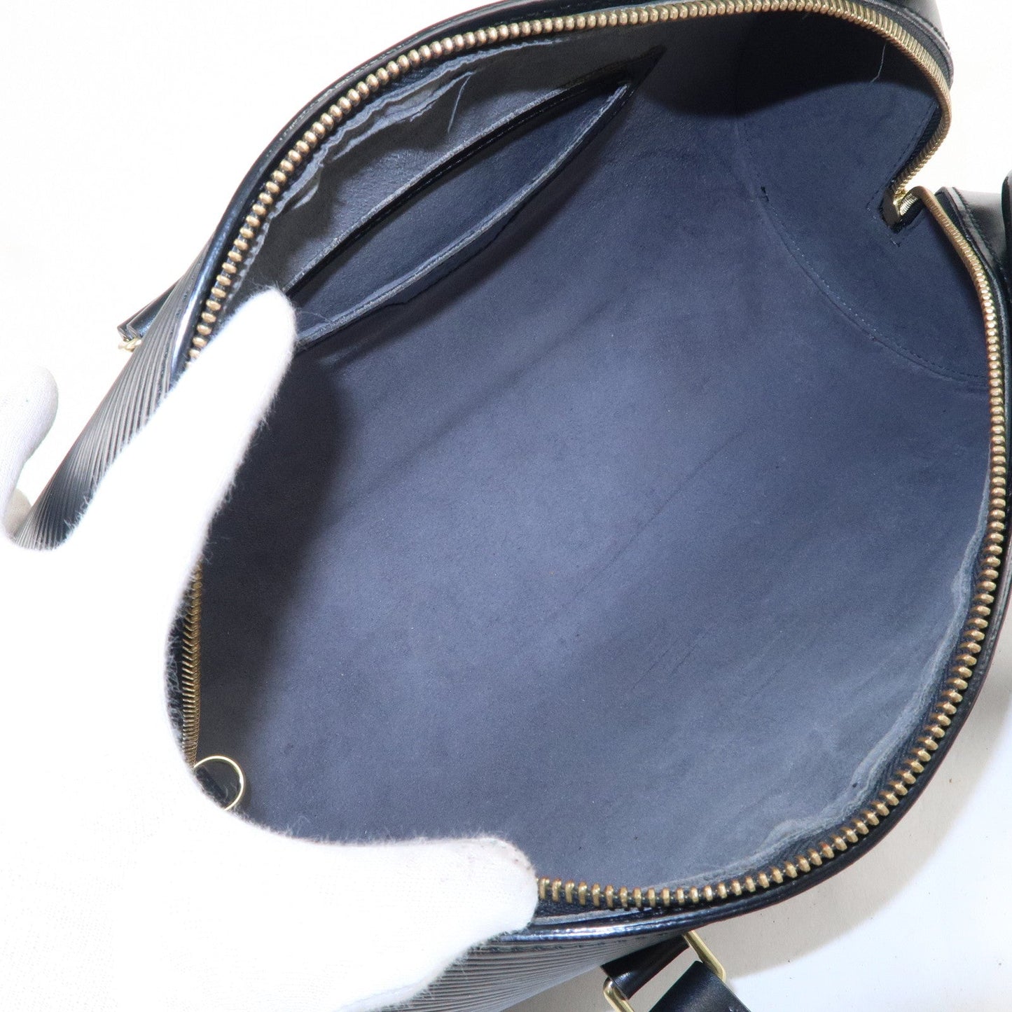 Louis Vuitton Epi Soufflot Hand Bag Noir Black M52862