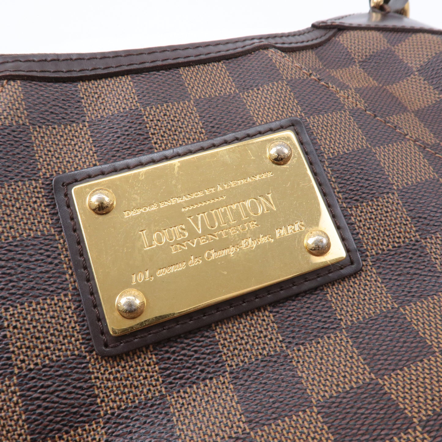 Louis Vuitton Damier Thames PM Shoulder Bag Hand Bag N48180