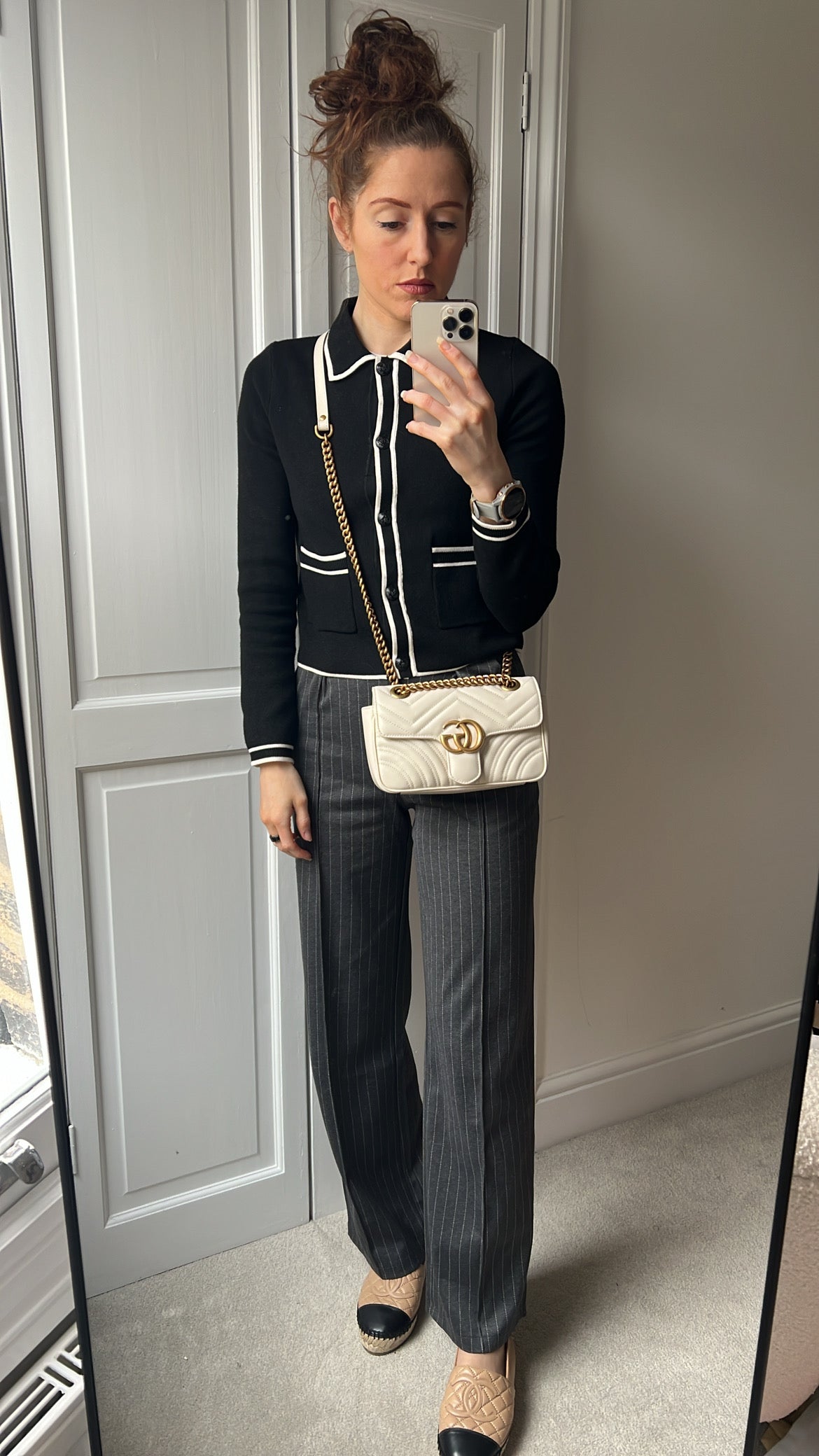 Gucci GG White Marmont Mini Shoulder Bag (RRP £1,890)