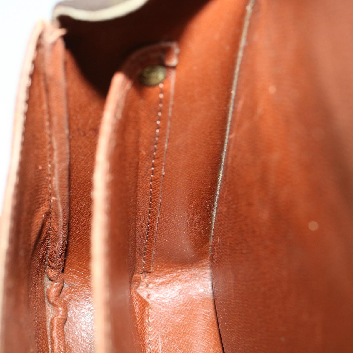Louis Vuitton Brown Canvas Cartouchiere shoulder bag