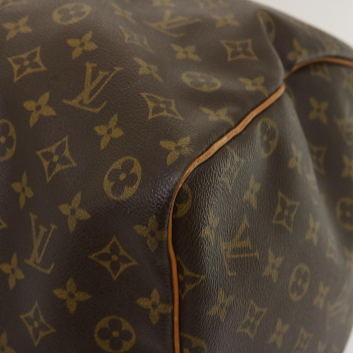 Louis Vuitton Brown Canvas Keepall 60 travel bag