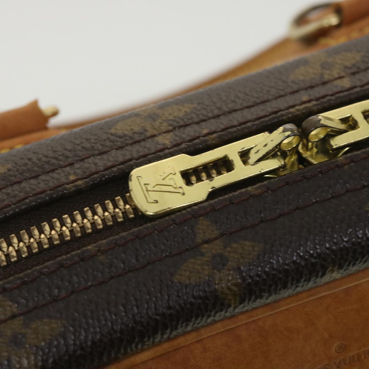 Louis Vuitton Brown Canvas Trouville handbag bag