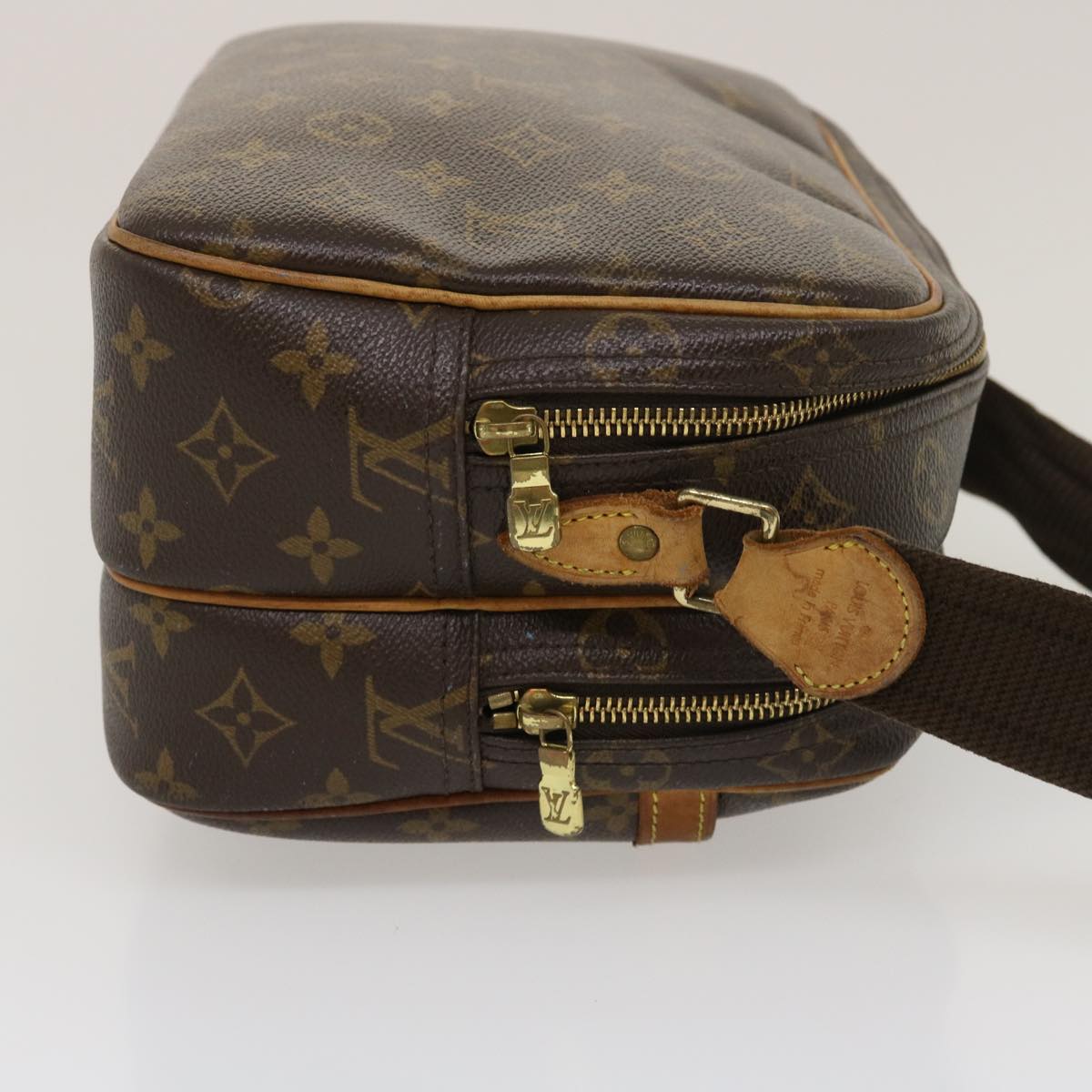 Louis Vuitton Brown Canvas Reporter shoulder bag