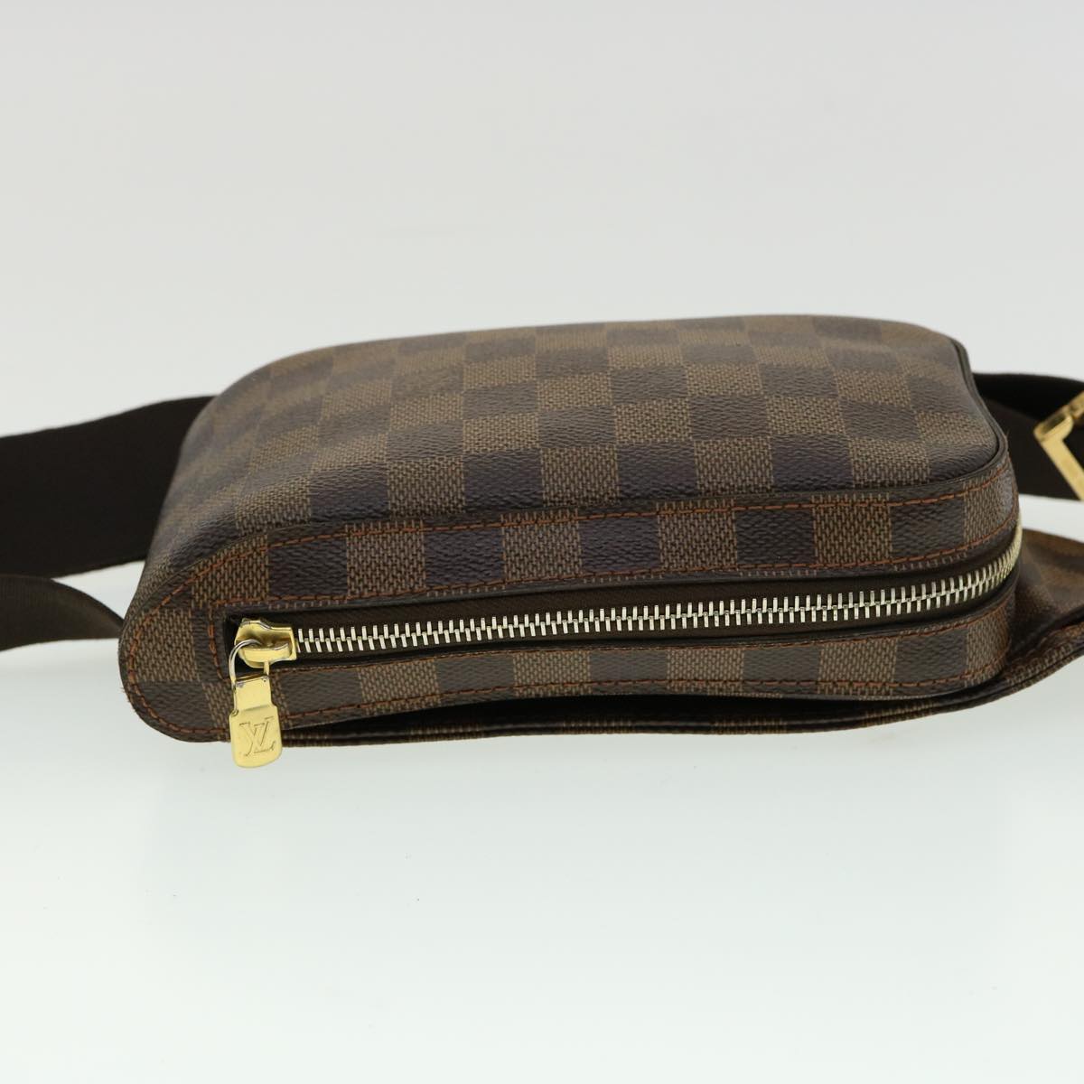 Louis Vuitton Brown Canvas Geronimos shoulder bag