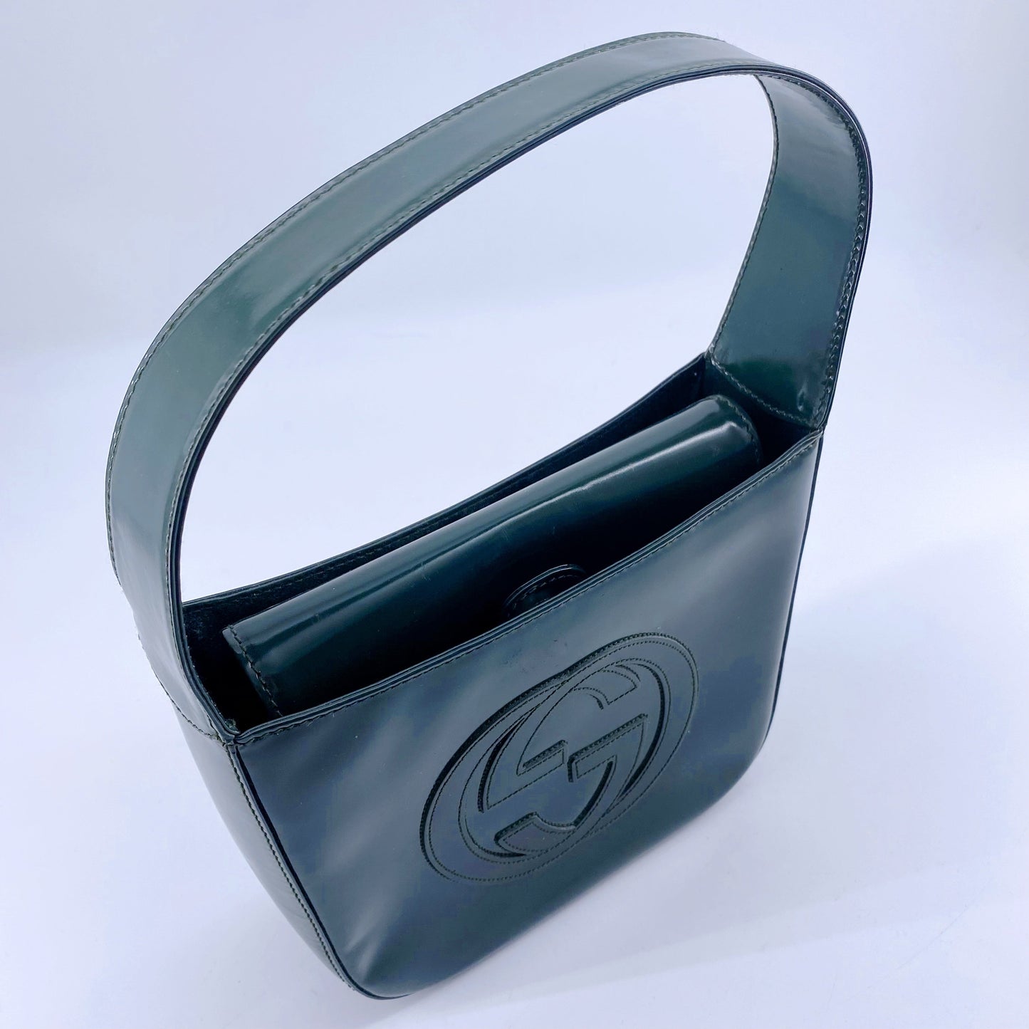 Gucci patent leather handbag TWS