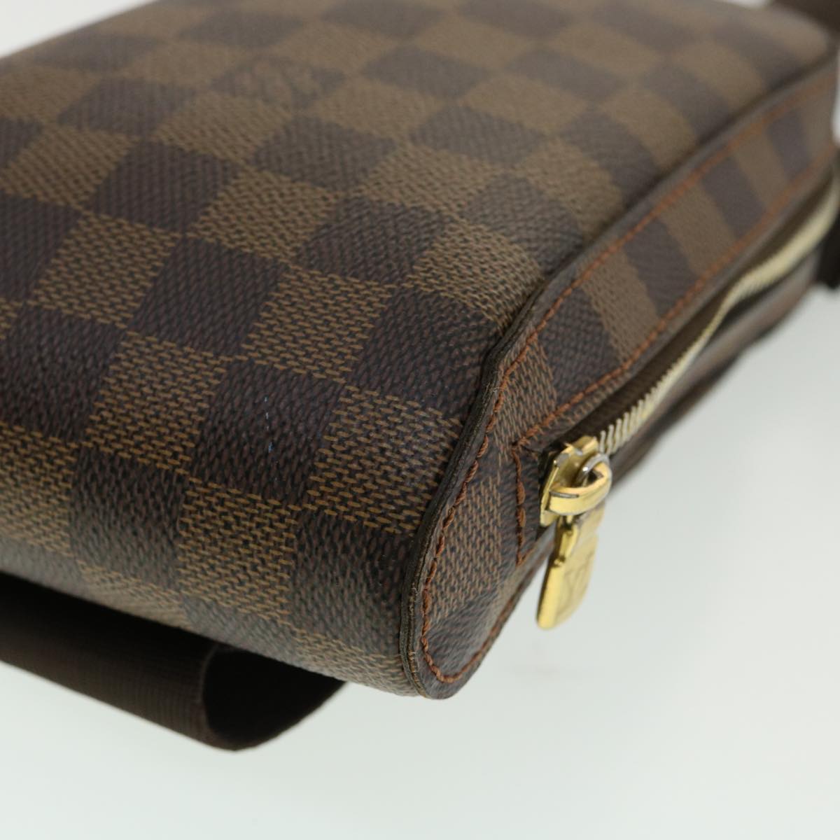 Louis Vuitton Brown Canvas Geronimos shoulder bag