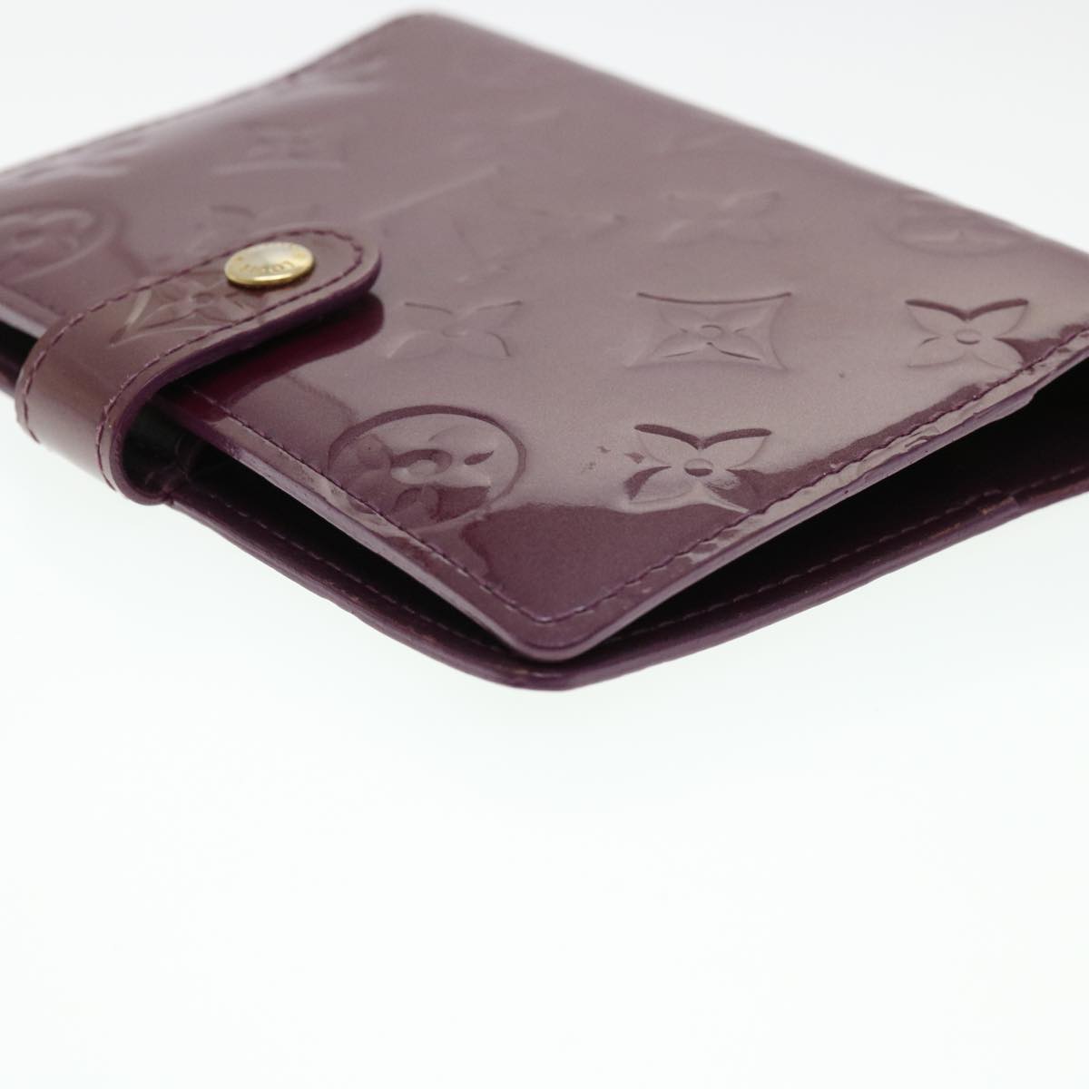 Louis Vuitton Bordeaux Patent leather Agenda cover wallet accessories