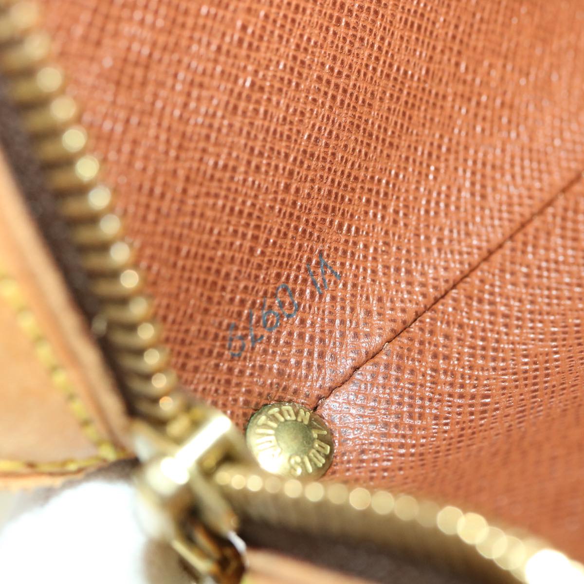 Louis Vuitton Brown Canvas Drouot shoulder bag